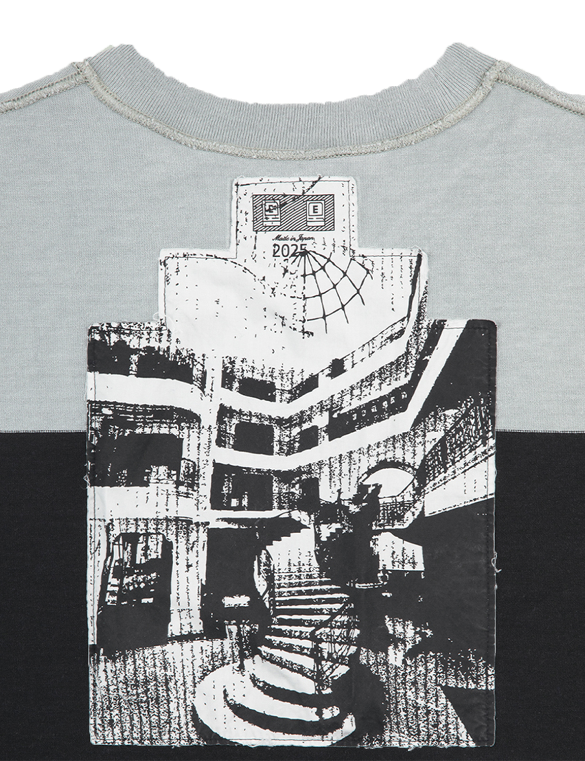 OVERDYE STRIPE SHORT SLEEVE CREW NECK