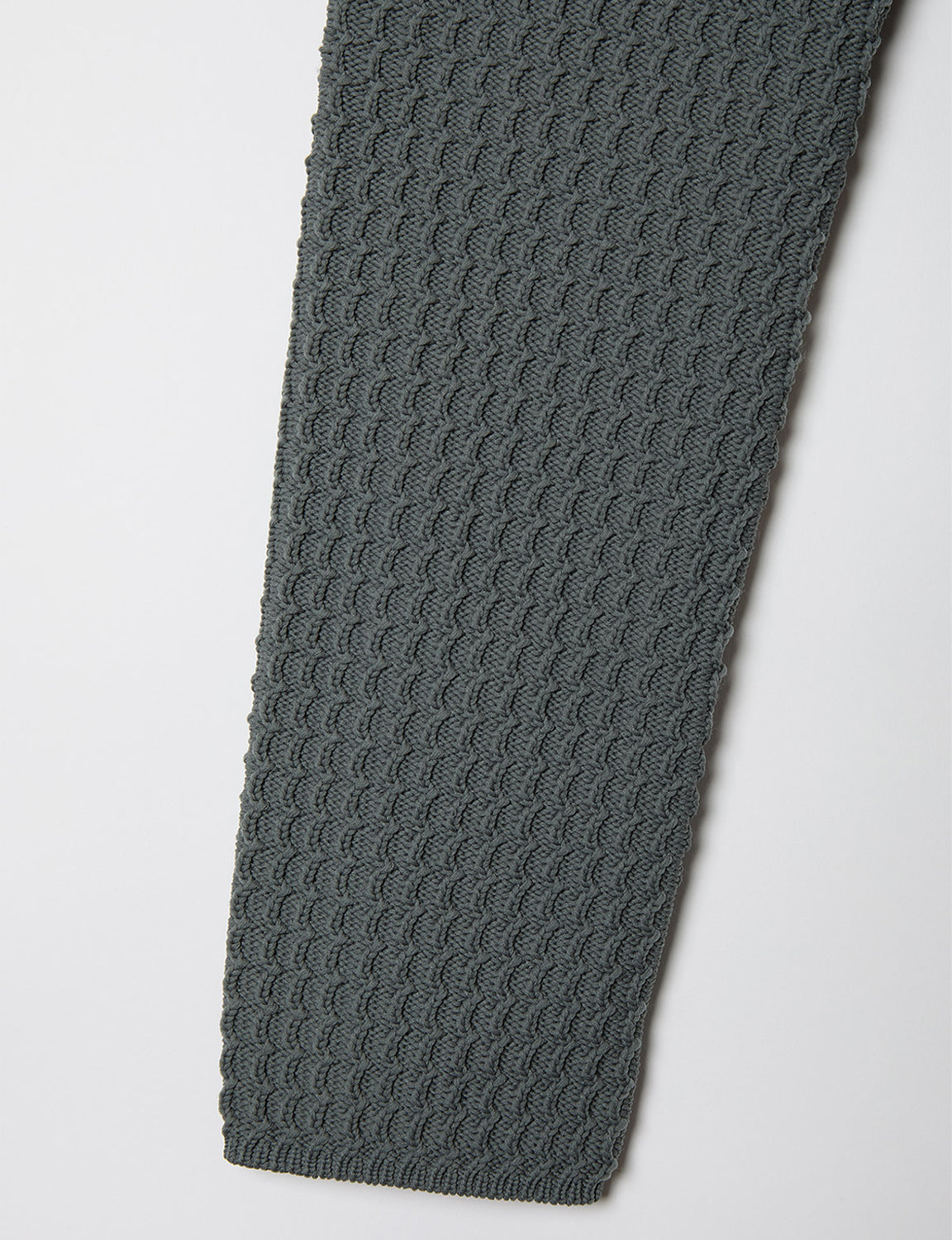 knit polo one piece / gray
