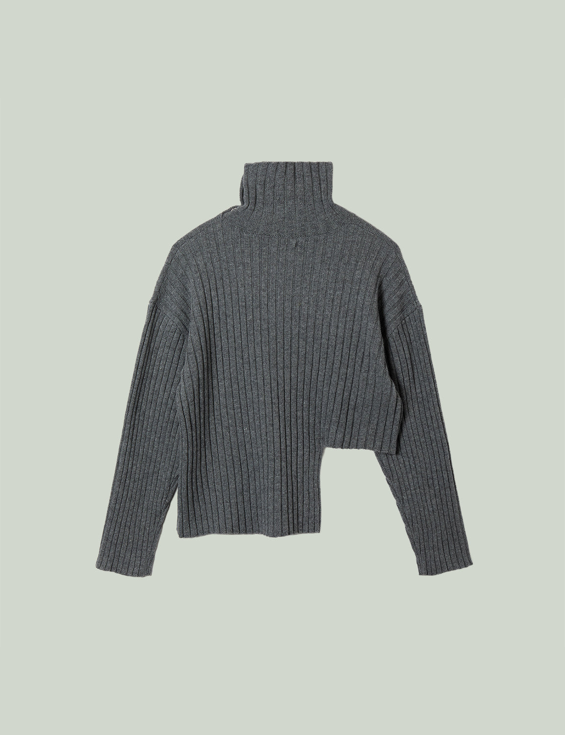cut cut knit sweater / gray
