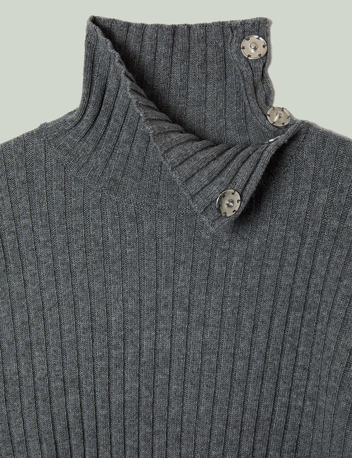 cut cut knit sweater / gray