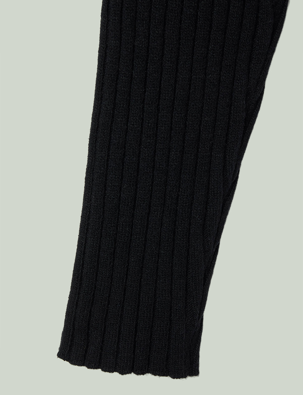 cut cut knit sweater / black