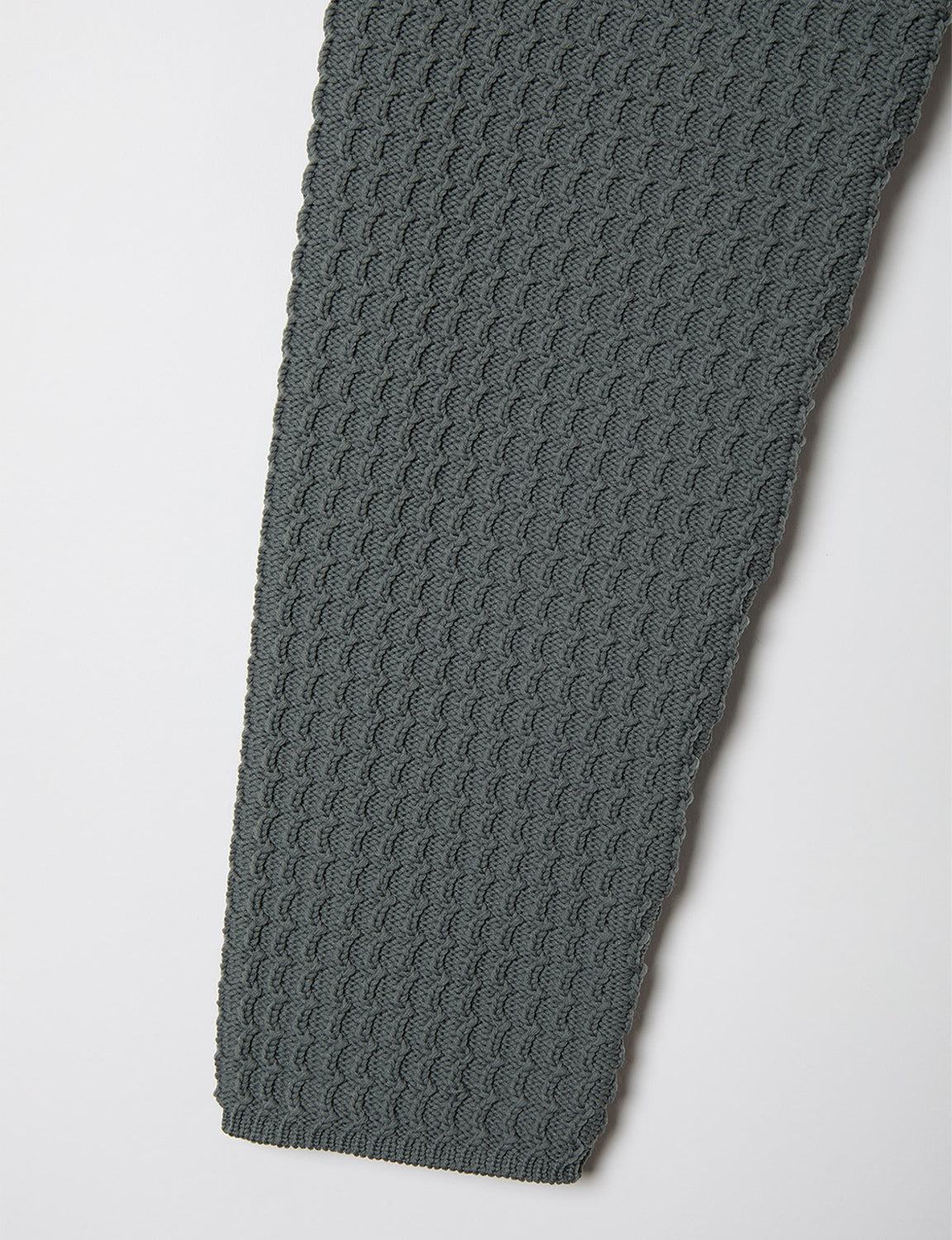 knit polo top / gray