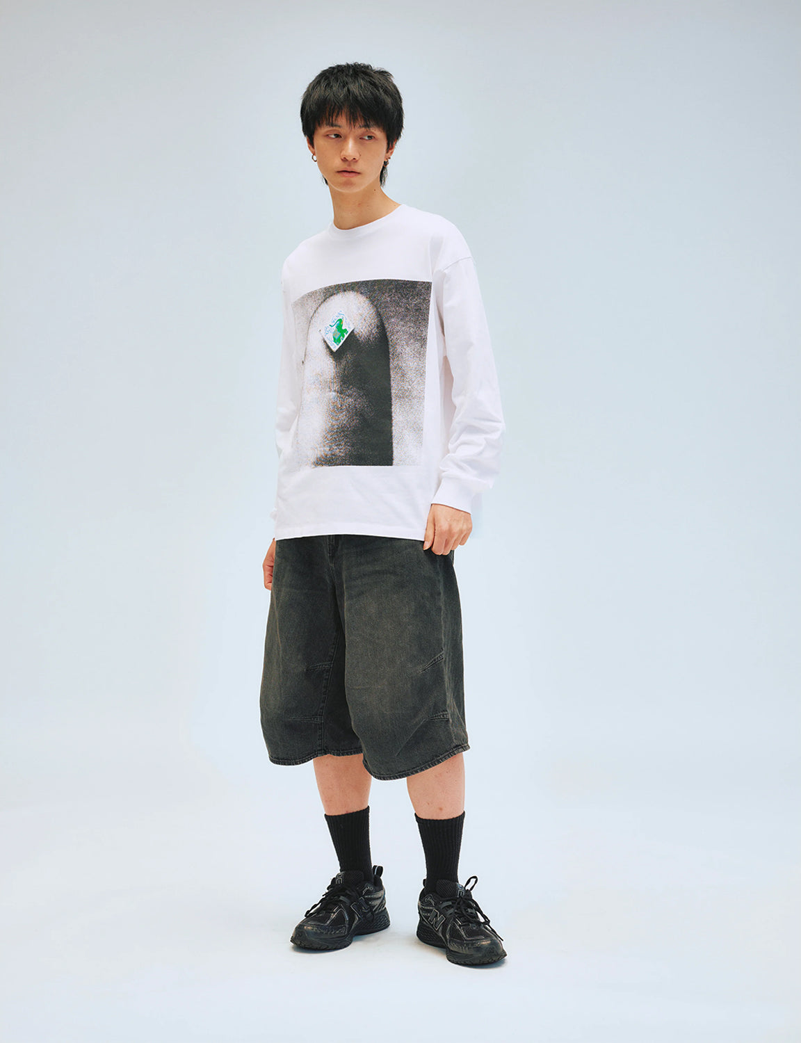 ED DAVIS - 'GREEN ELEPHANT' L/S TEE