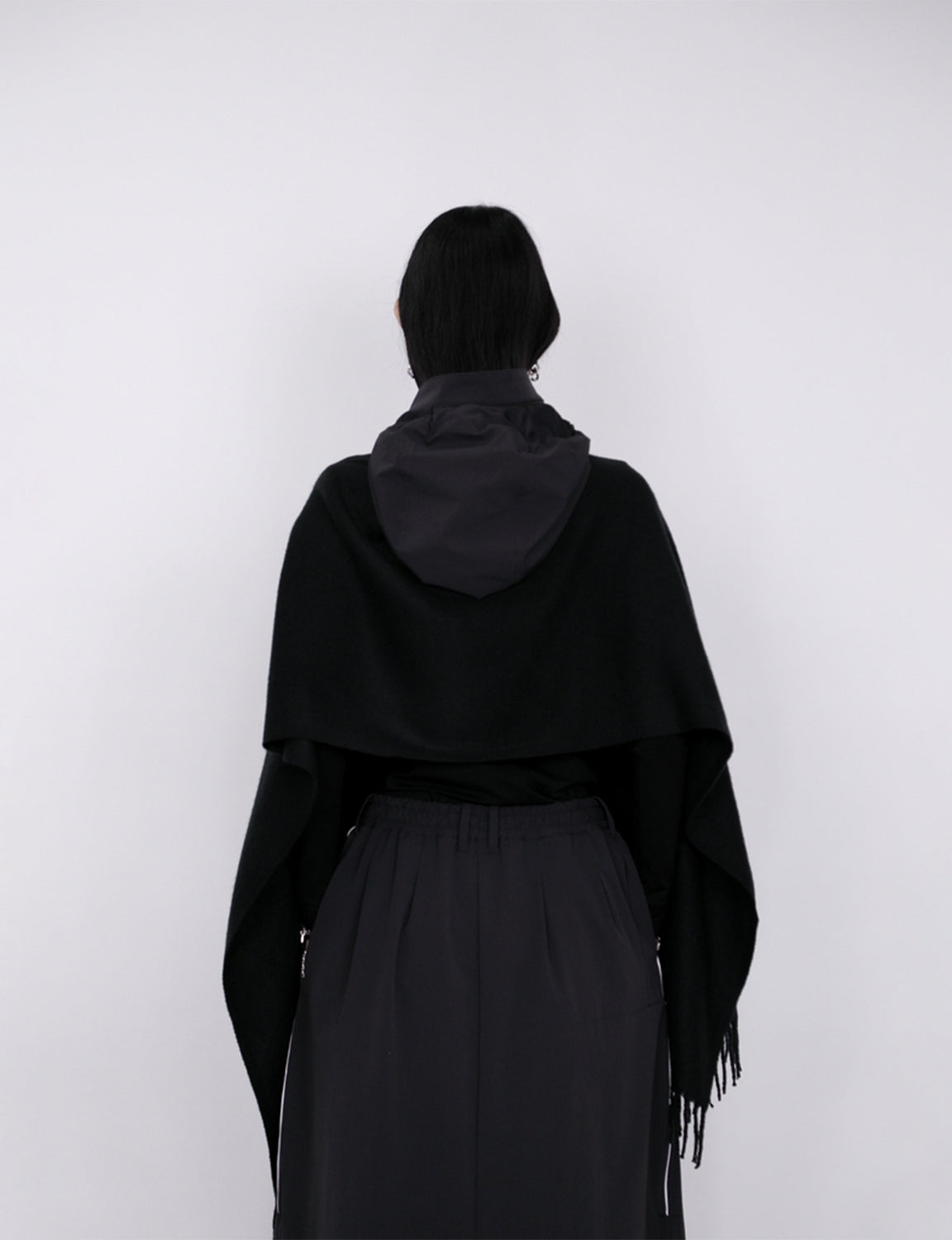 Military Hood Scarf / black