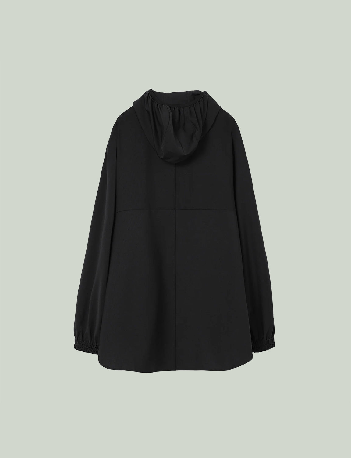 Hooded Shirt Blouson / black