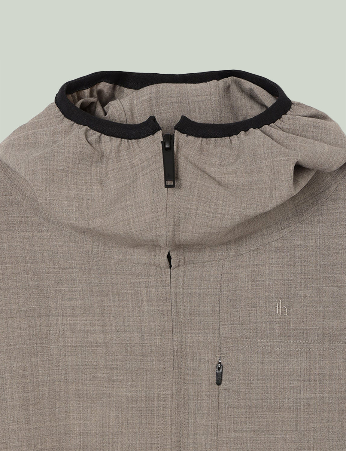 Hooded Shirt Blouson / beige