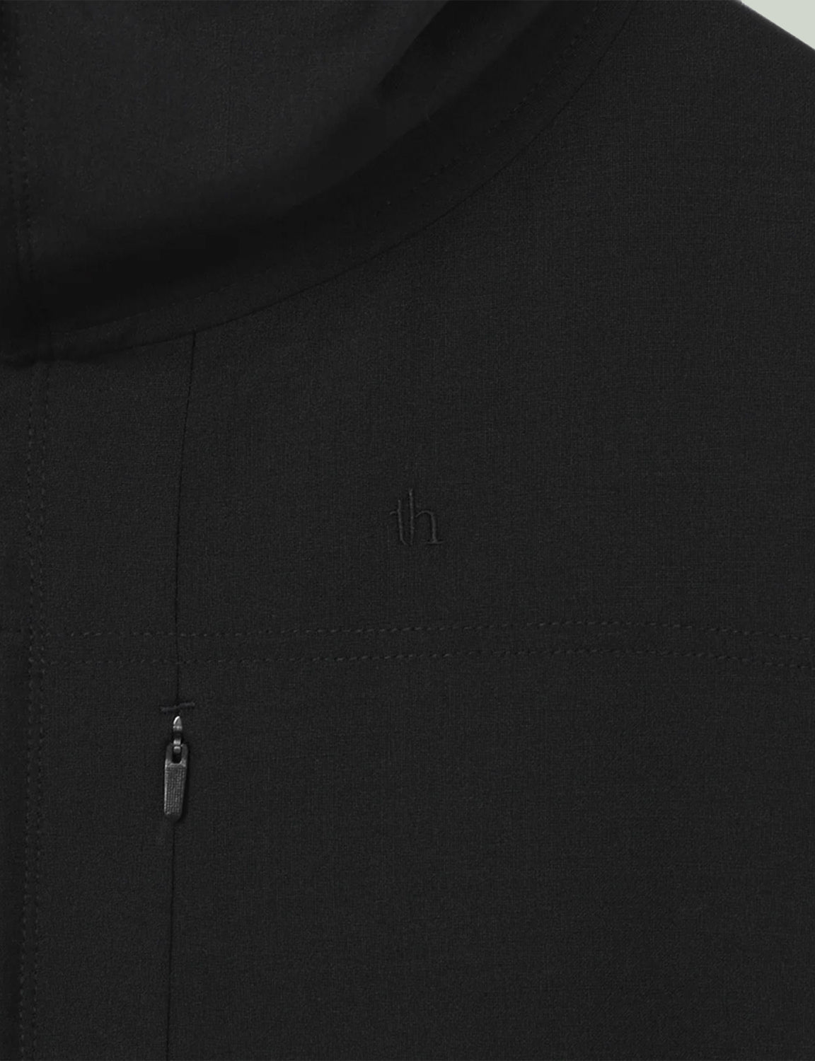 Hooded Shirt Blouson / black