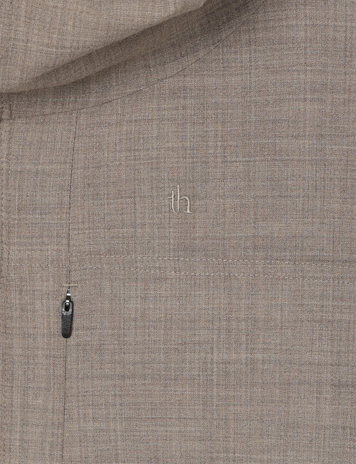 Hooded Shirt Blouson / beige