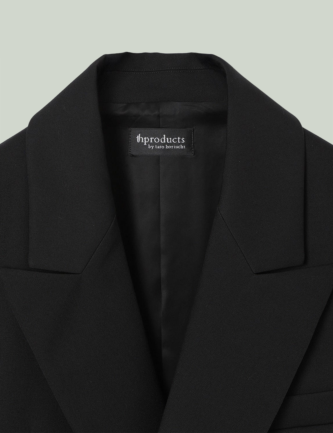 Oversized Double Breasted Jacket / black