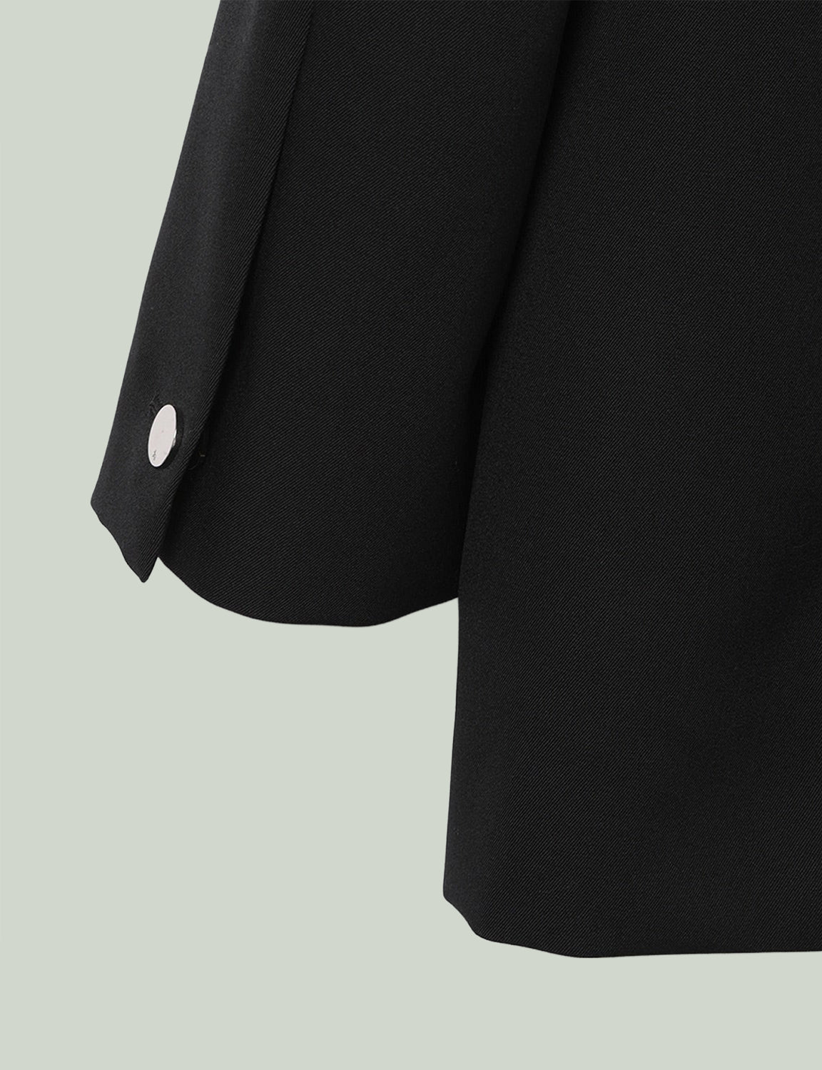 Oversized Double Breasted Jacket / black