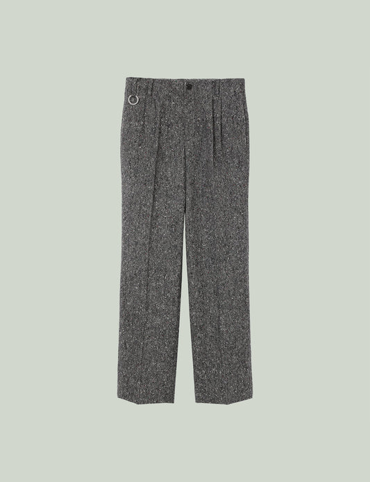 QUINN / Wide Tailored Pants / tweed