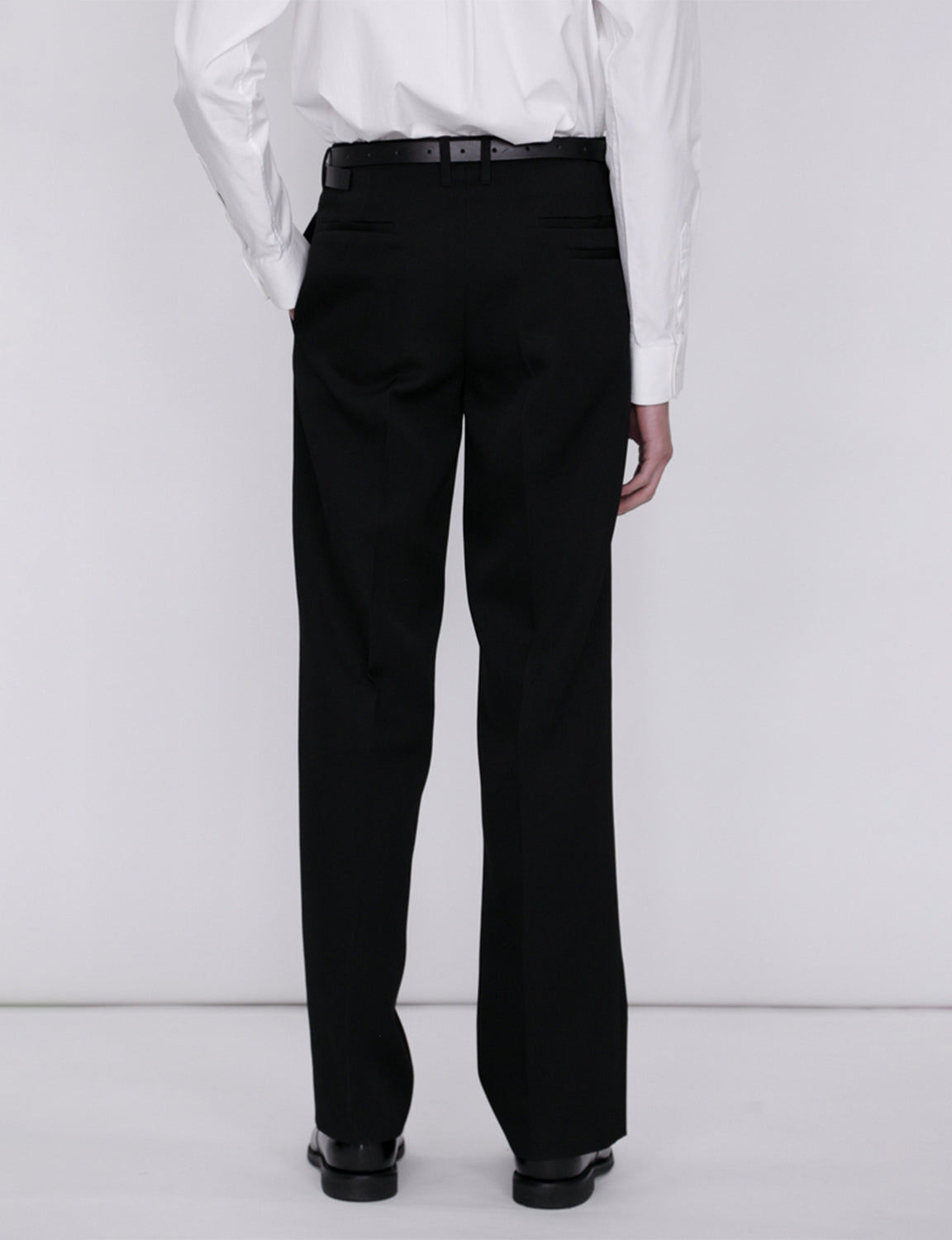 QUINN / Wide Tailored Pants / black