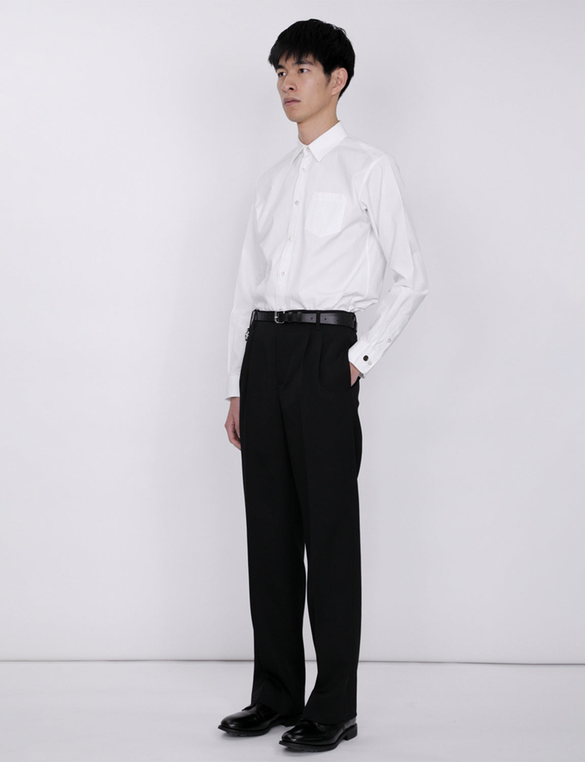 QUINN / Wide Tailored Pants / black