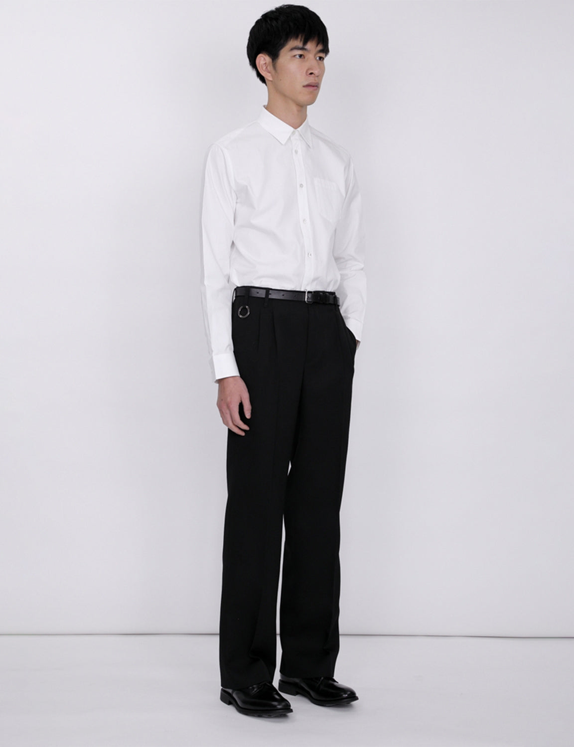 QUINN / Wide Tailored Pants / black