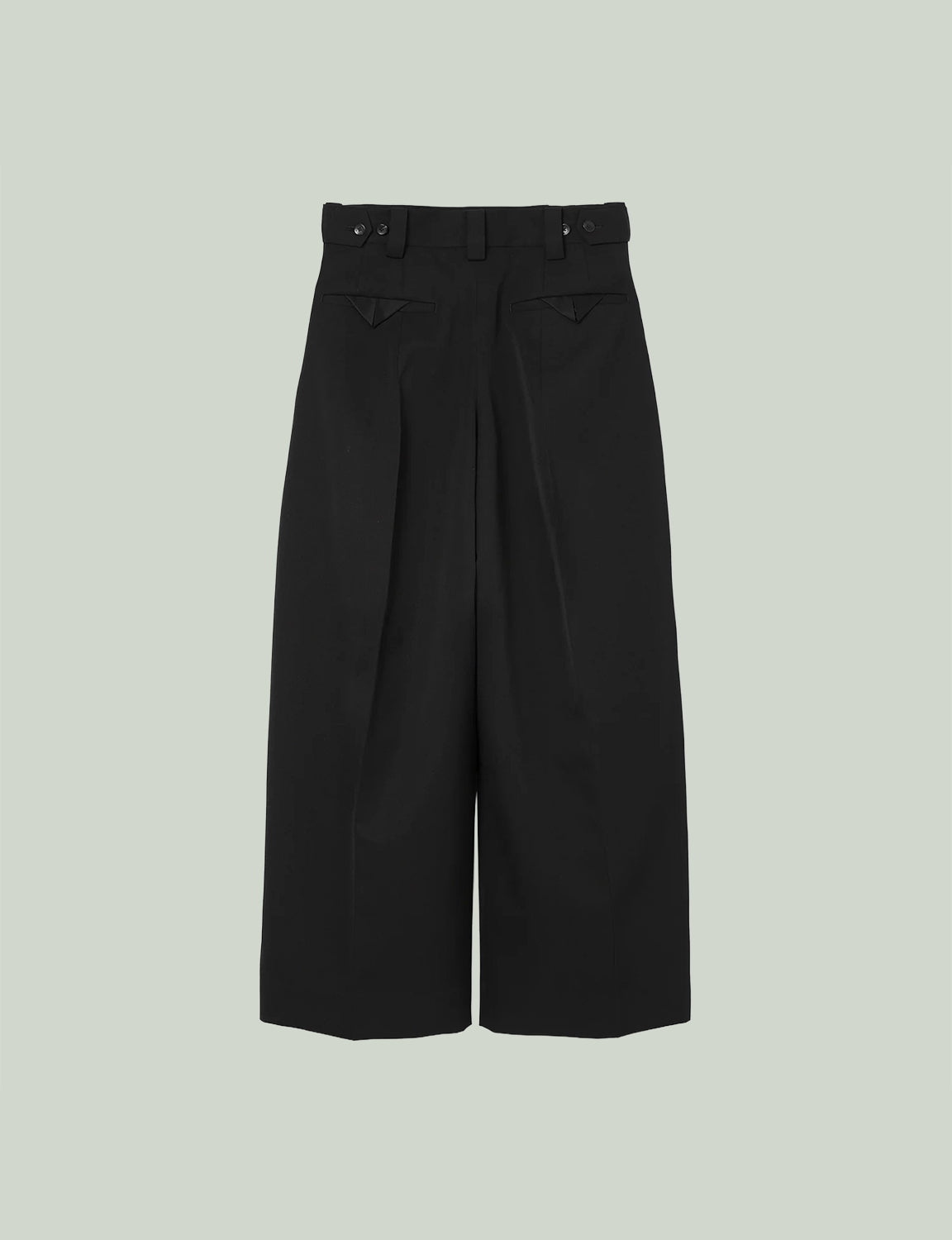 Extra Volumed Tapered Pants / black