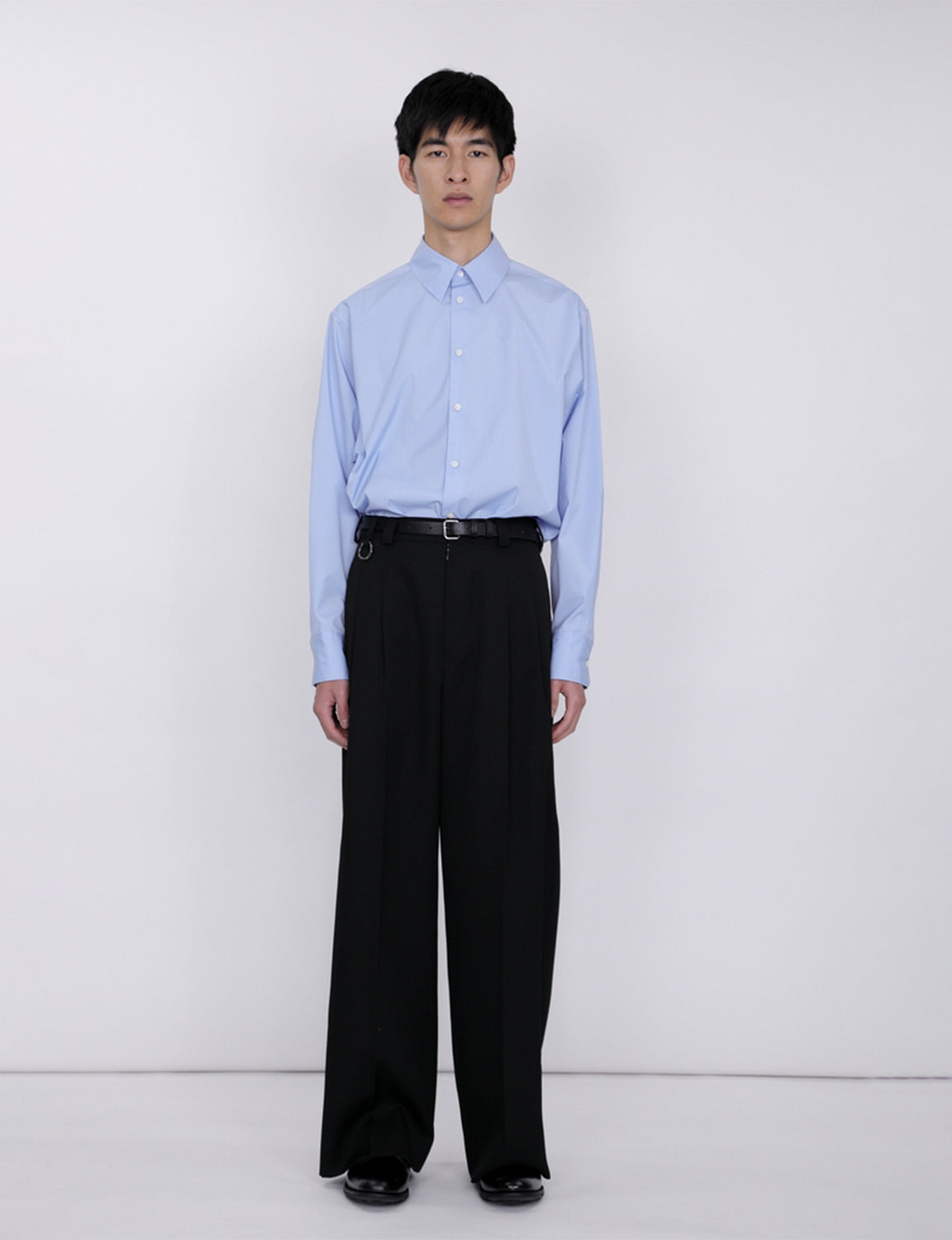 Extra Volumed Tapered Pants / black