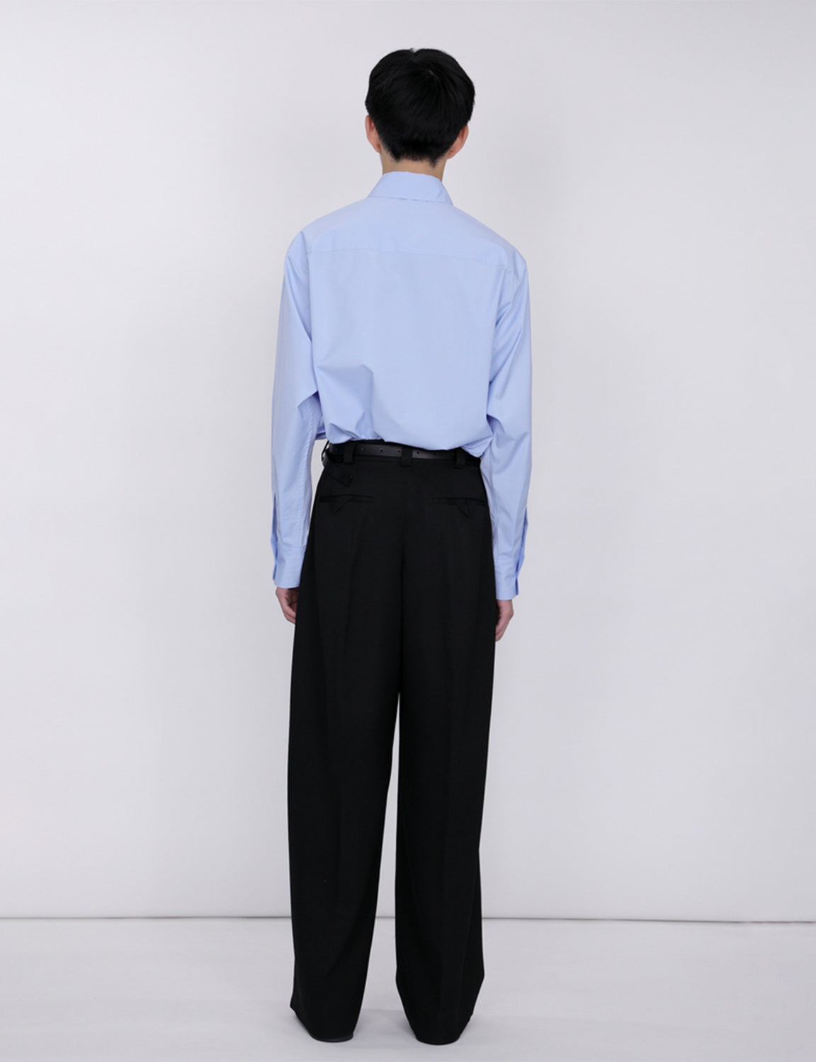 Extra Volumed Tapered Pants / black