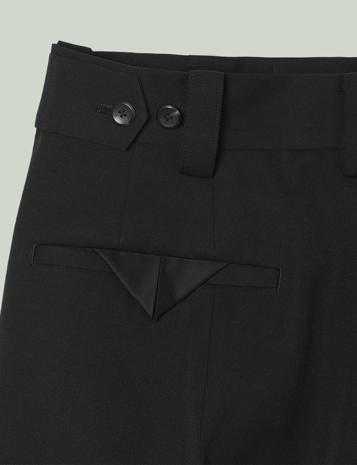 Extra Volumed Tapered Pants / black