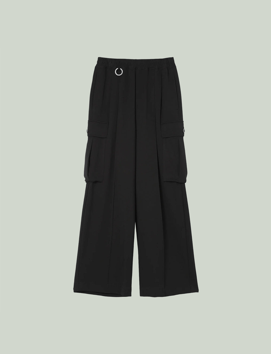 Wide Cargo Pants / black