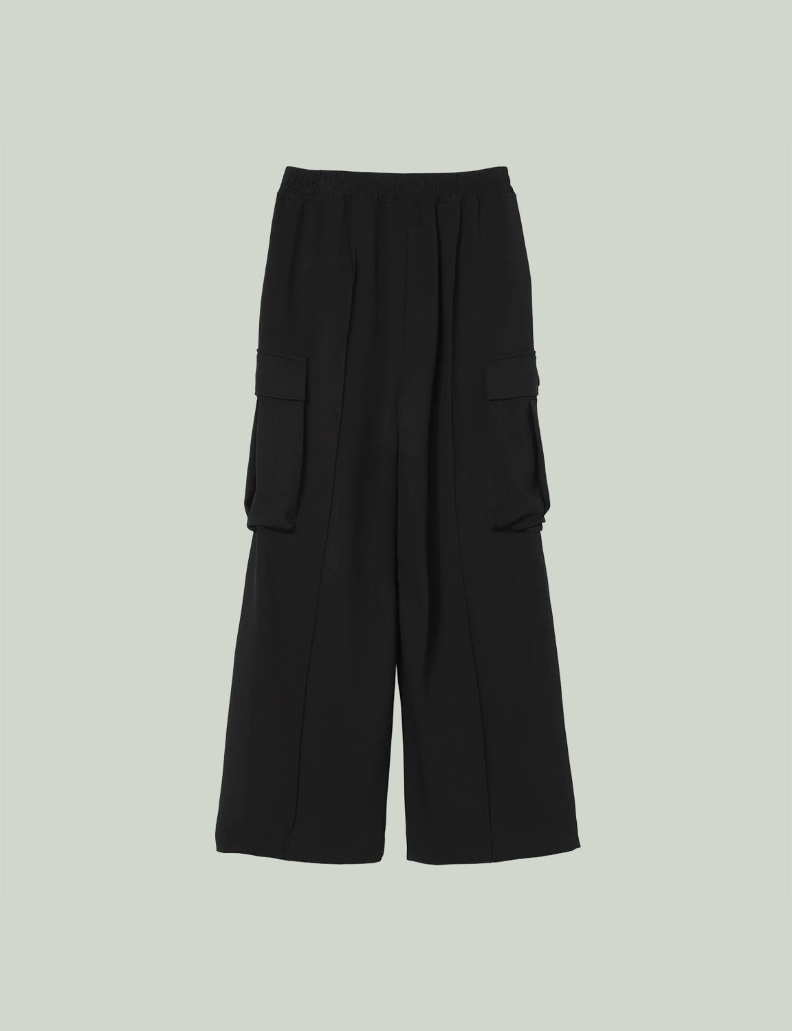 Wide Cargo Pants / black