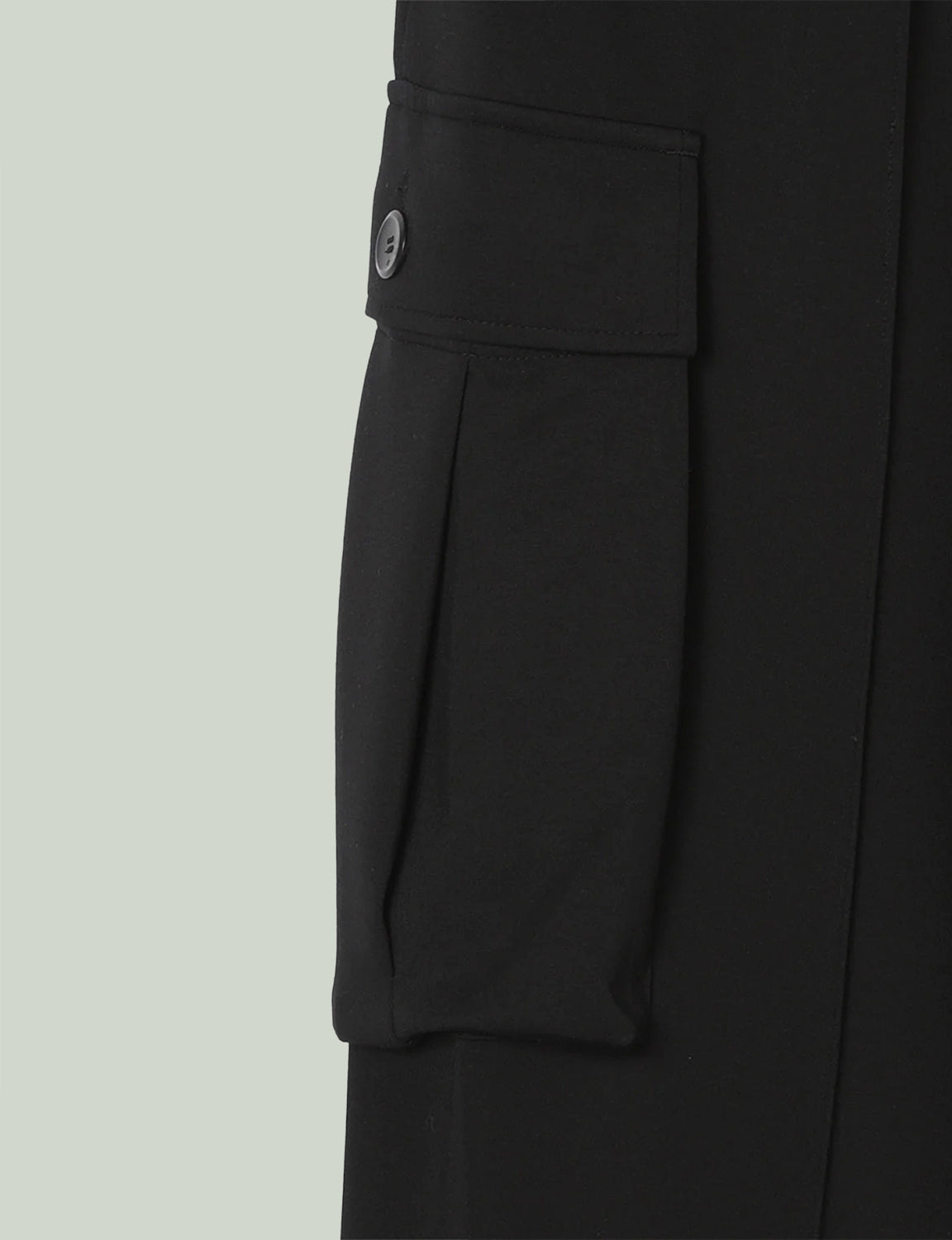 Wide Cargo Pants / black