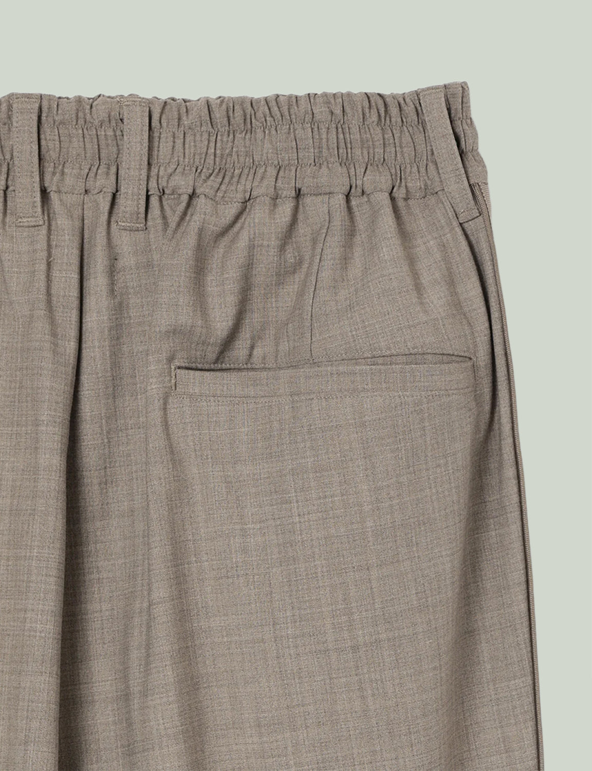 Side Stripe Pants / beige