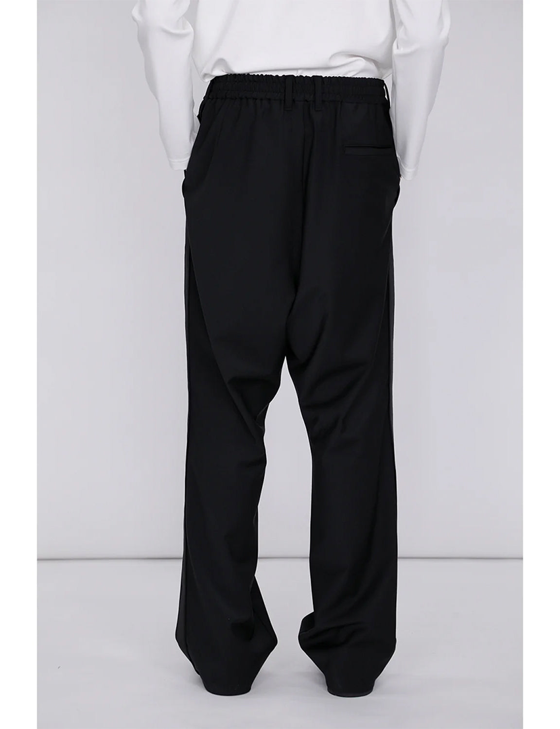 Side Stripe Pants / black