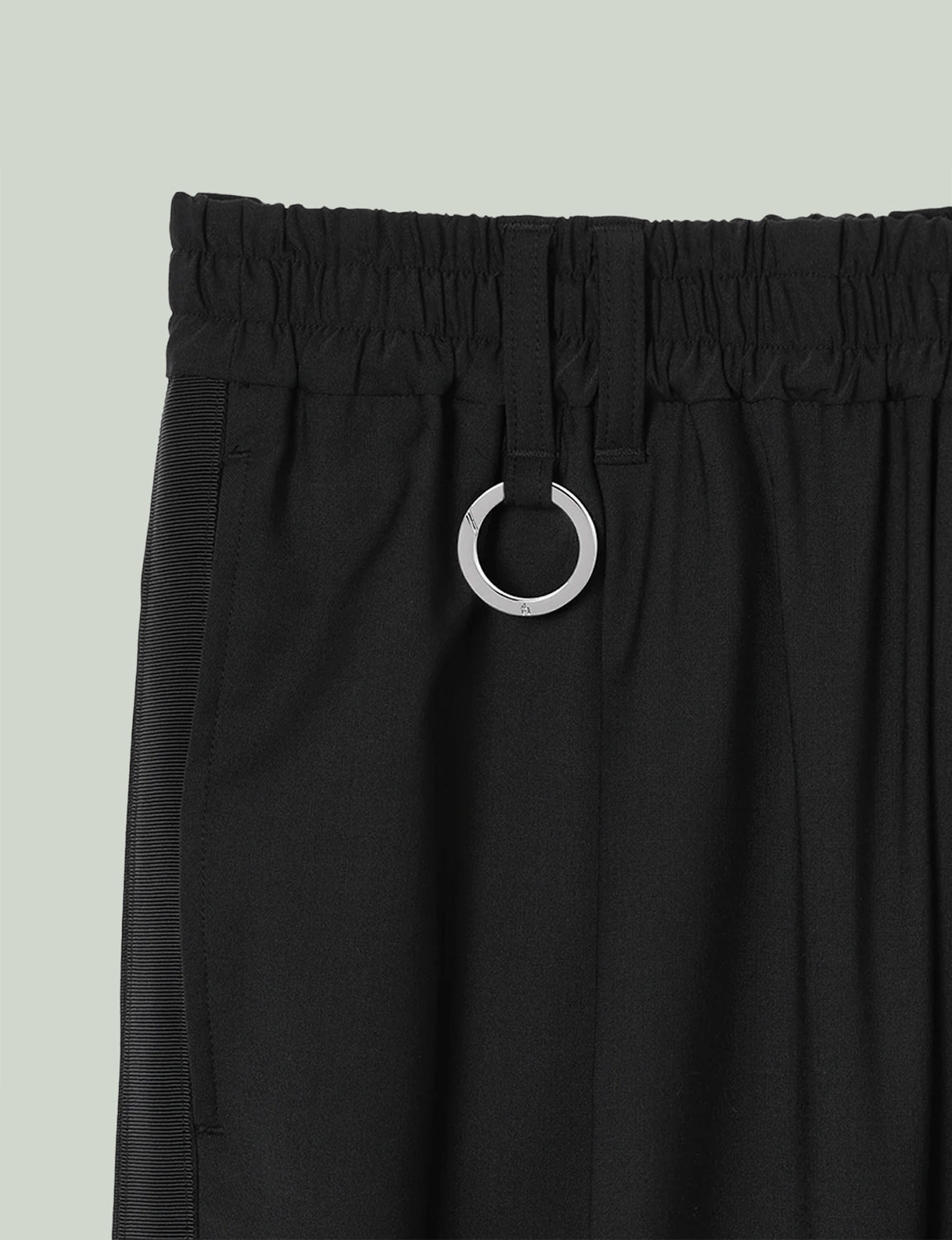 Side Stripe Pants / black