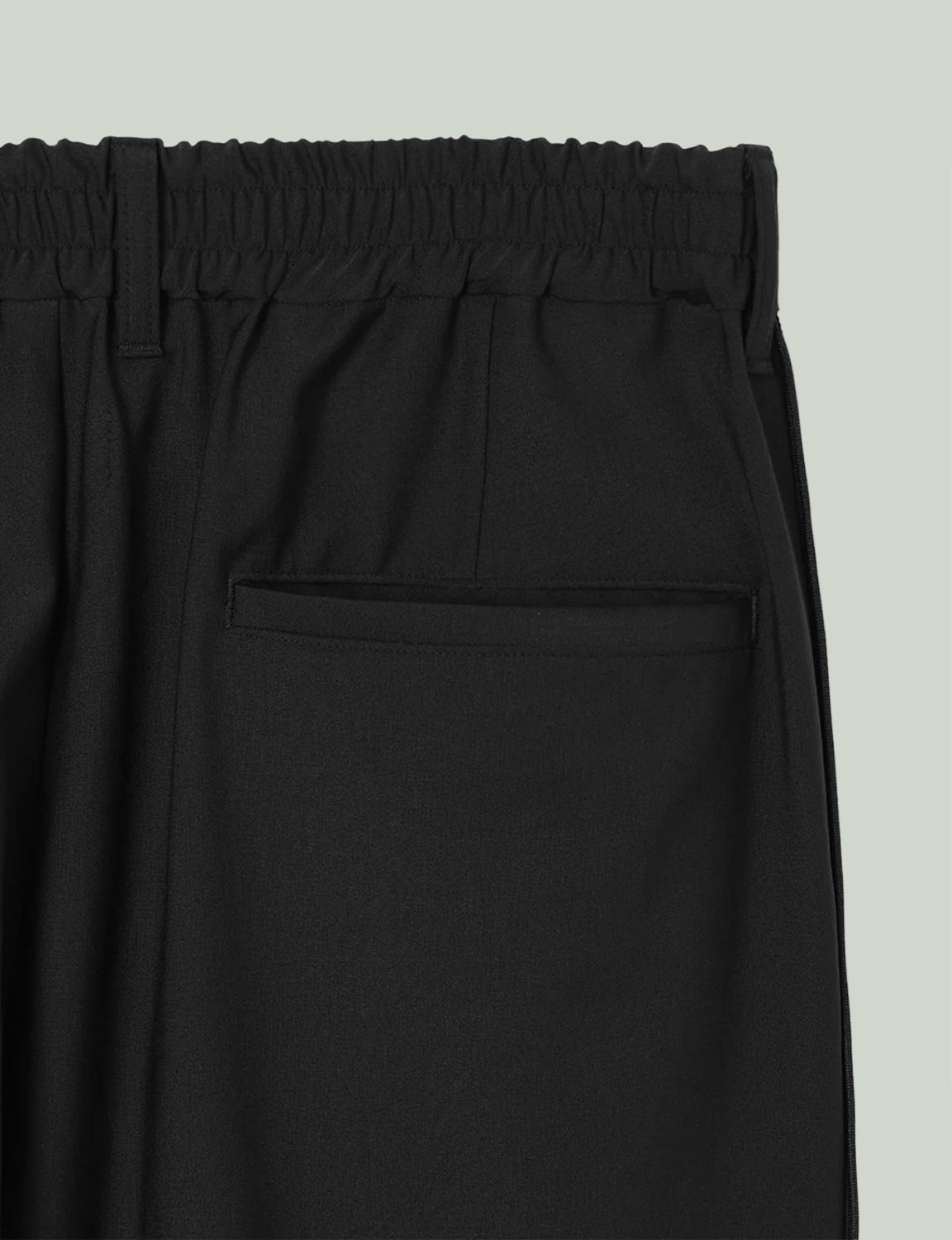 Side Stripe Pants / black