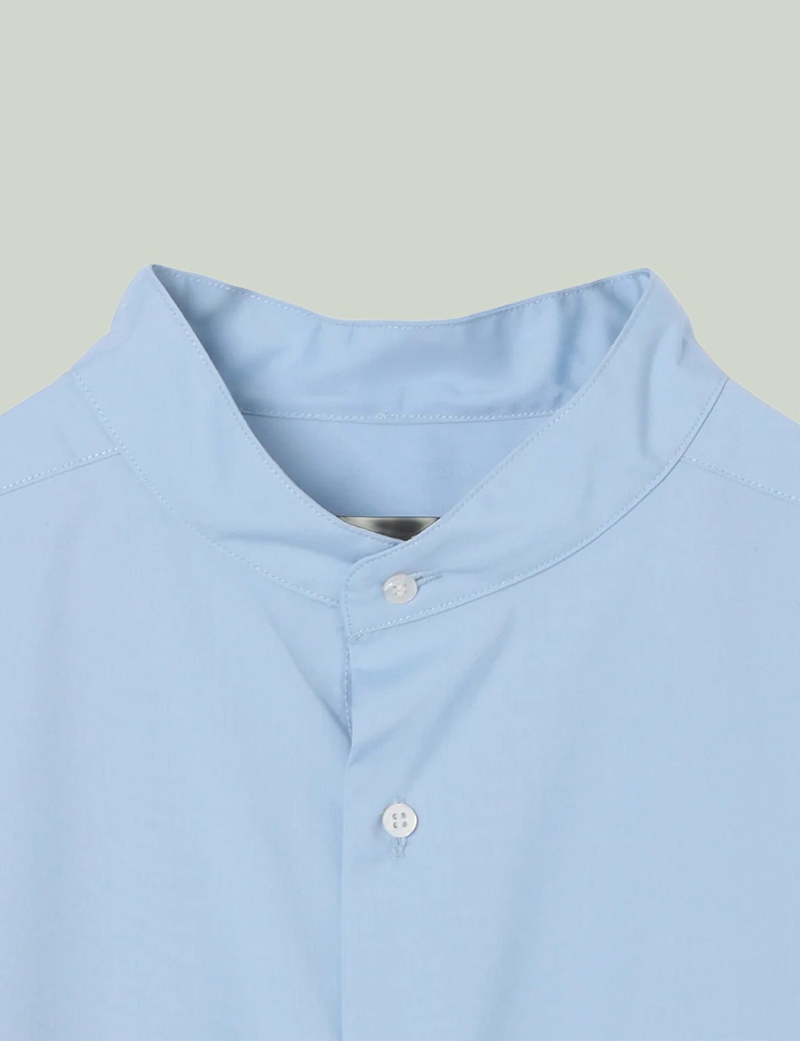 Stand Collar Big Shirt / sax