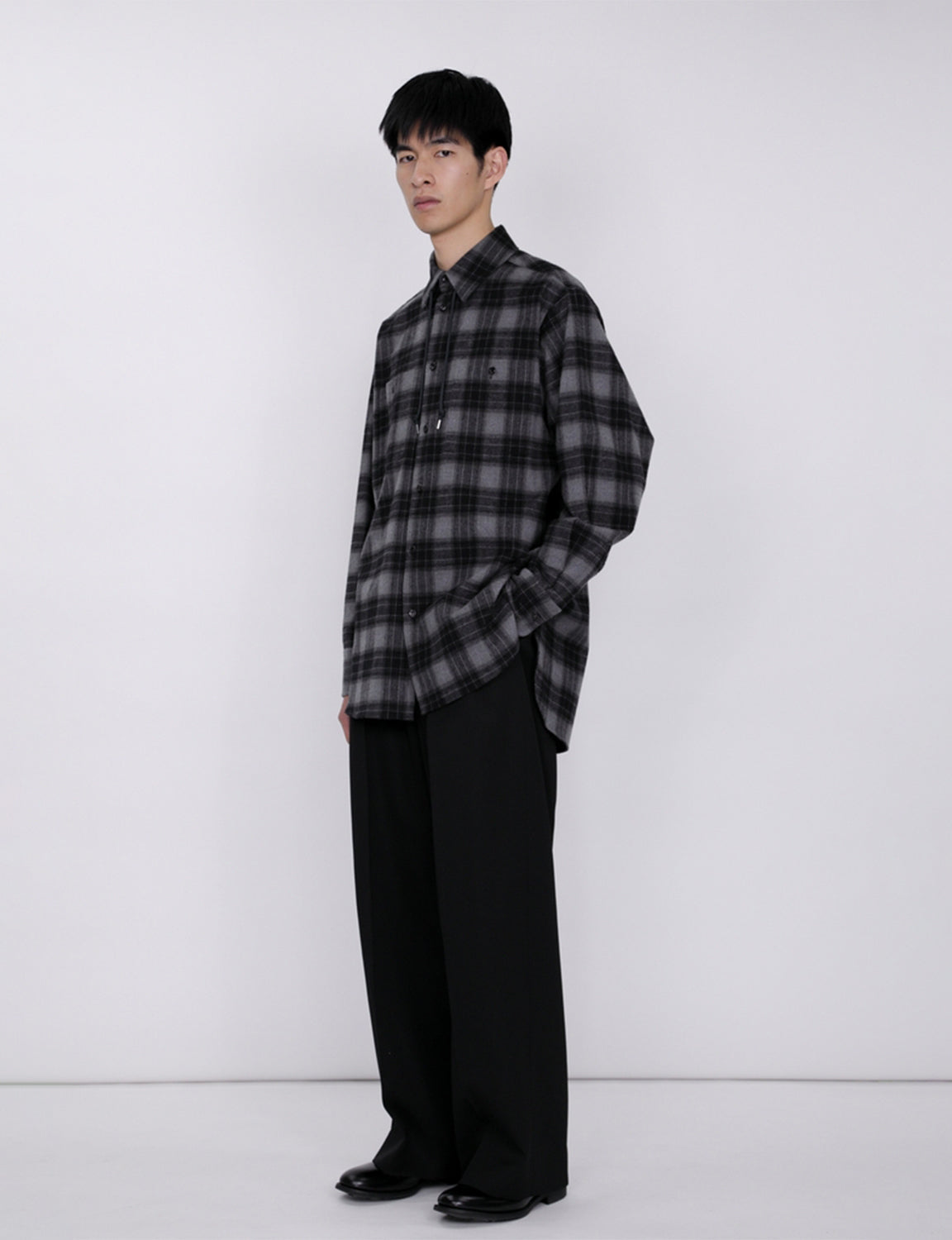 Safari Shirt / gray check