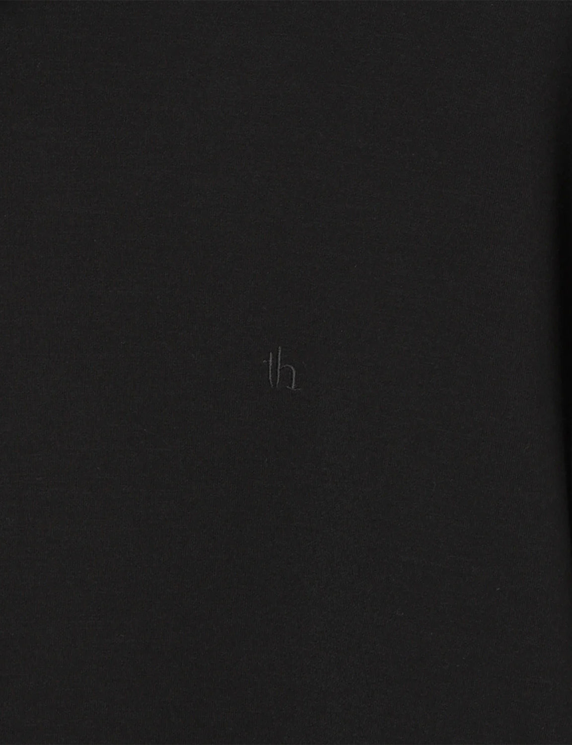 Stand Collar Turtleneck Top / black