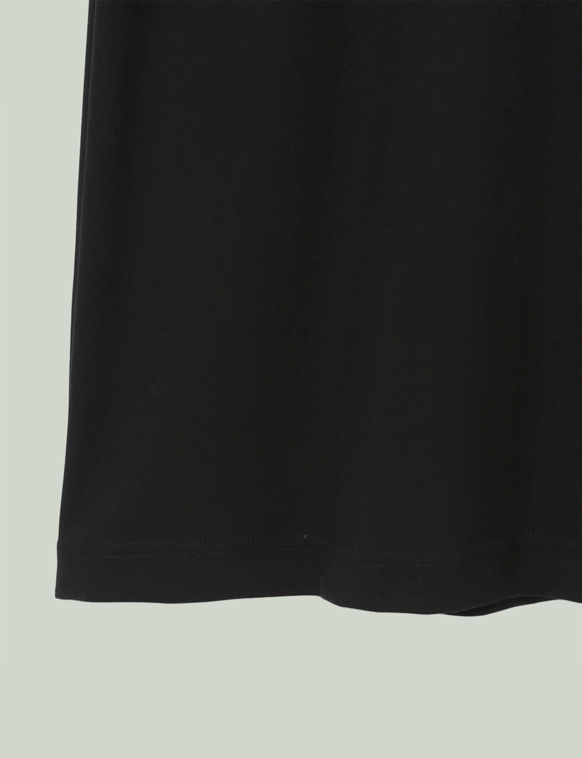 Mix Cut Dress / black × black