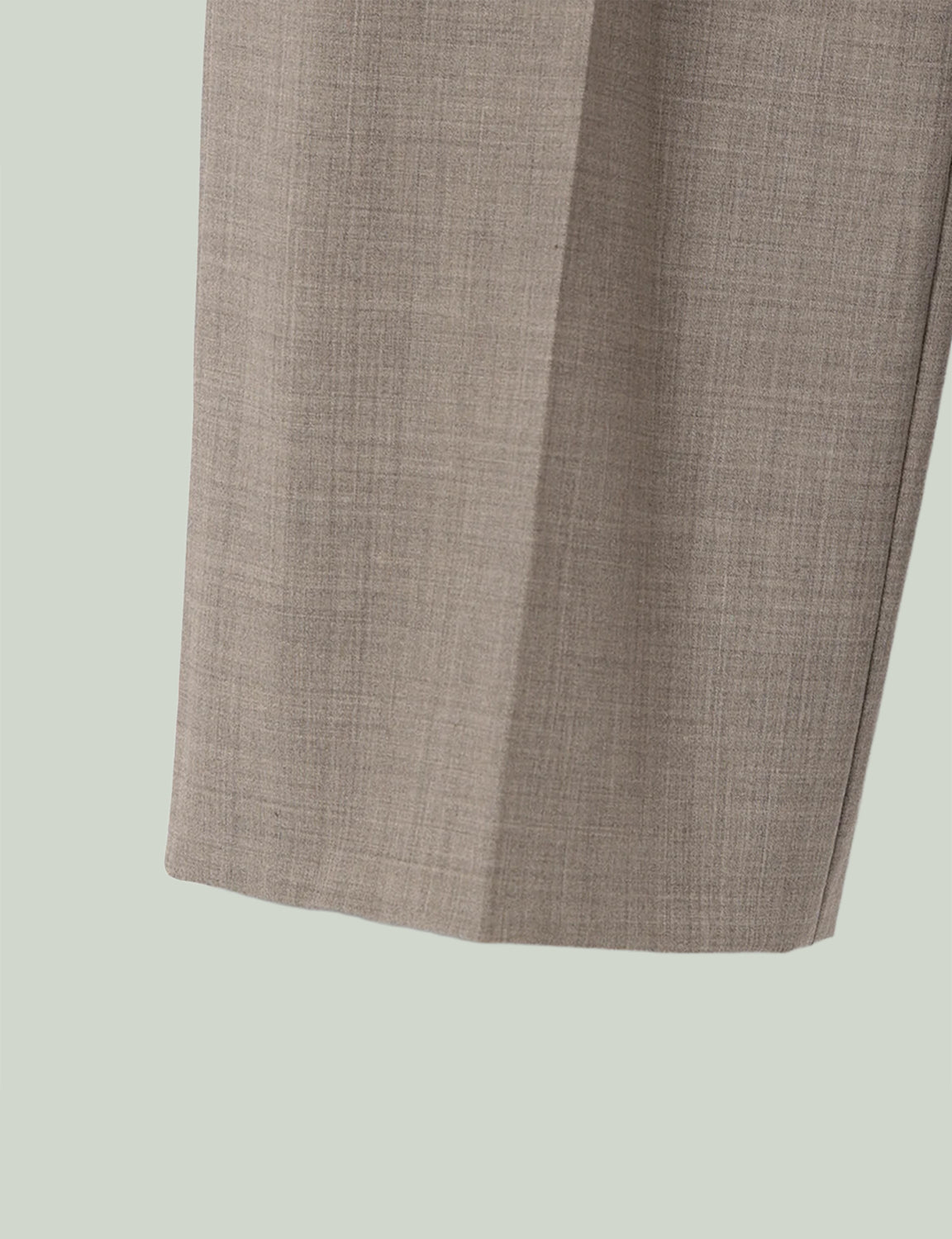 Tailored Detail Wide Pants / beige