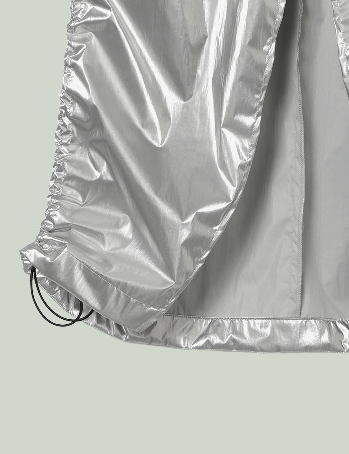 Back Slit Skirt / silver
