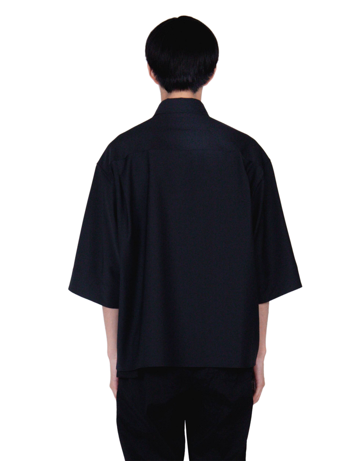 EDWARD / Big Sleeve Shirt / gray stripe