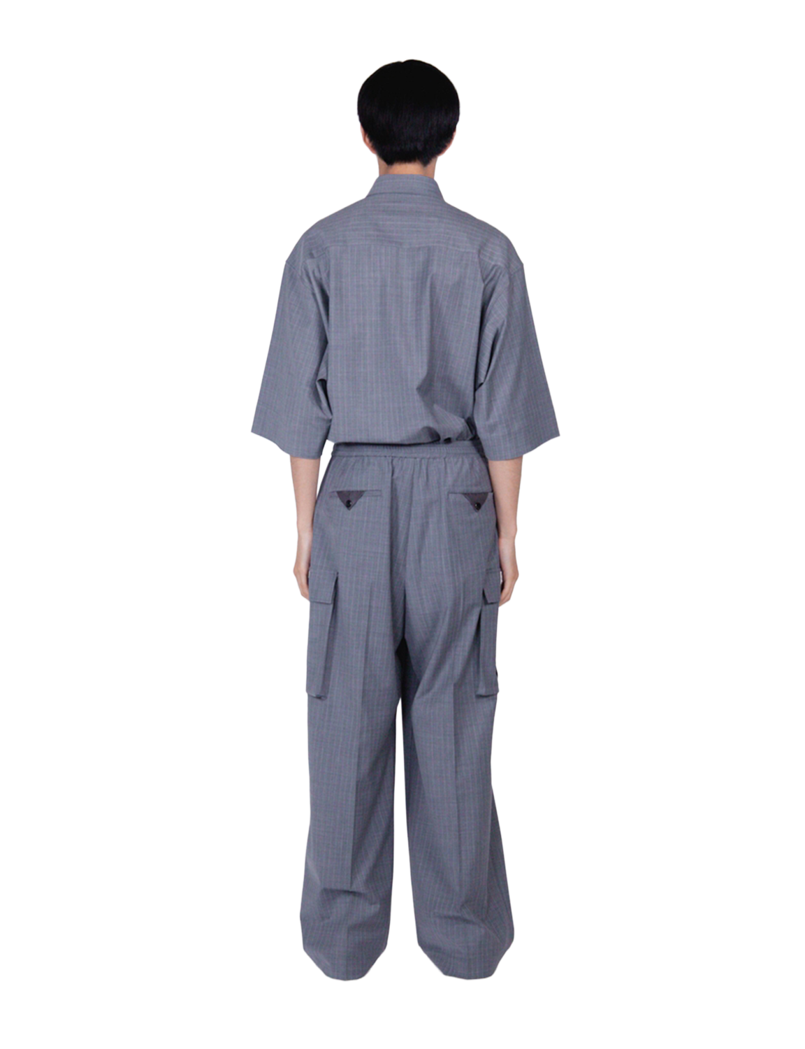 Wide Cargo Pants / black