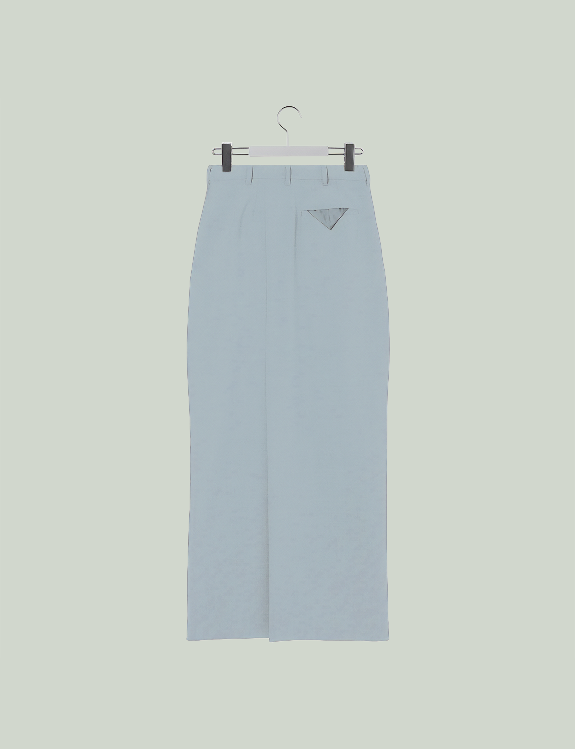 Back Open Skirt / blue