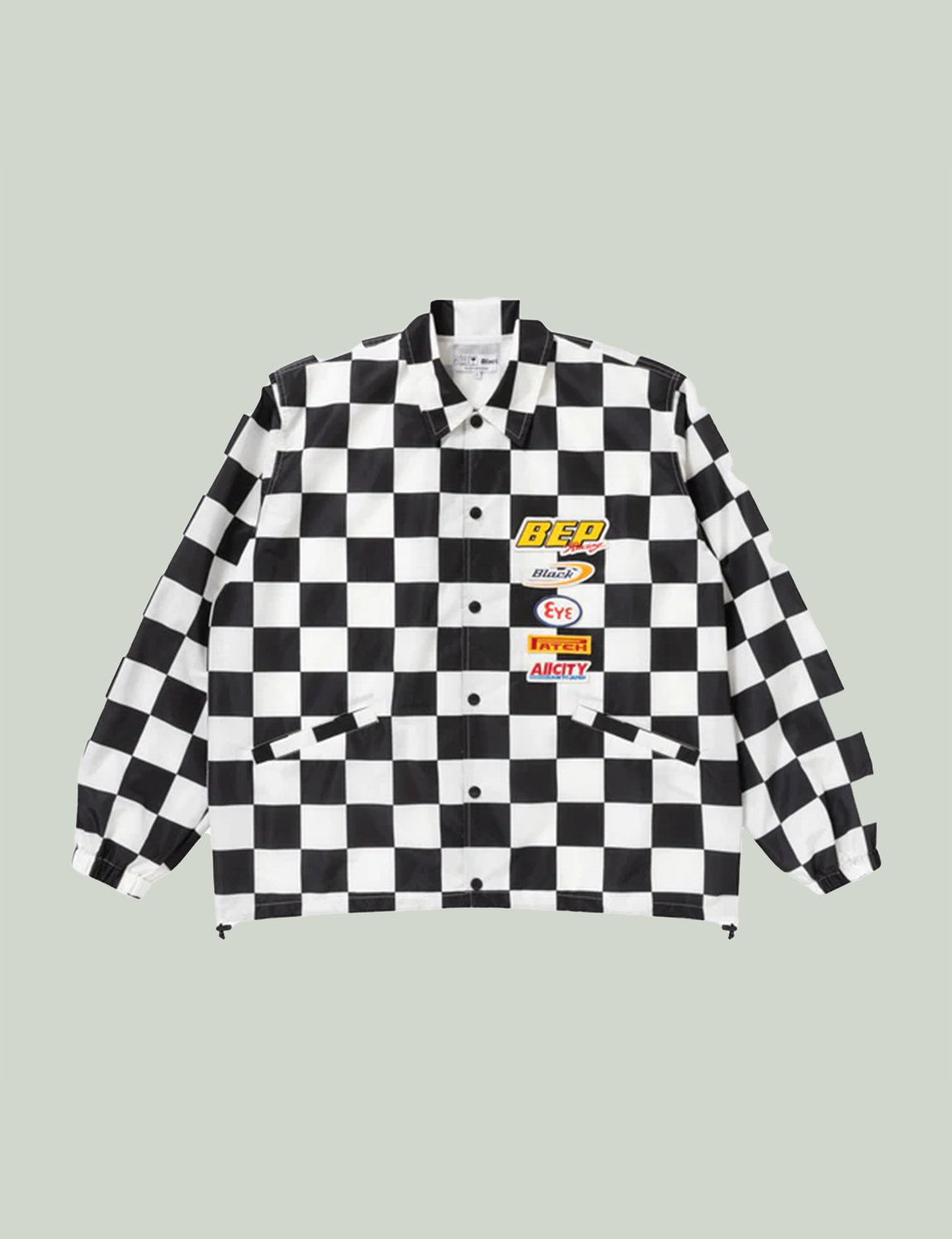 BlackEyePatch - CHECKERED RACING COACH JACKET – The Contemporary BlackEyePatch - CHECKERED RACING COACH JACKET – The Contemporary