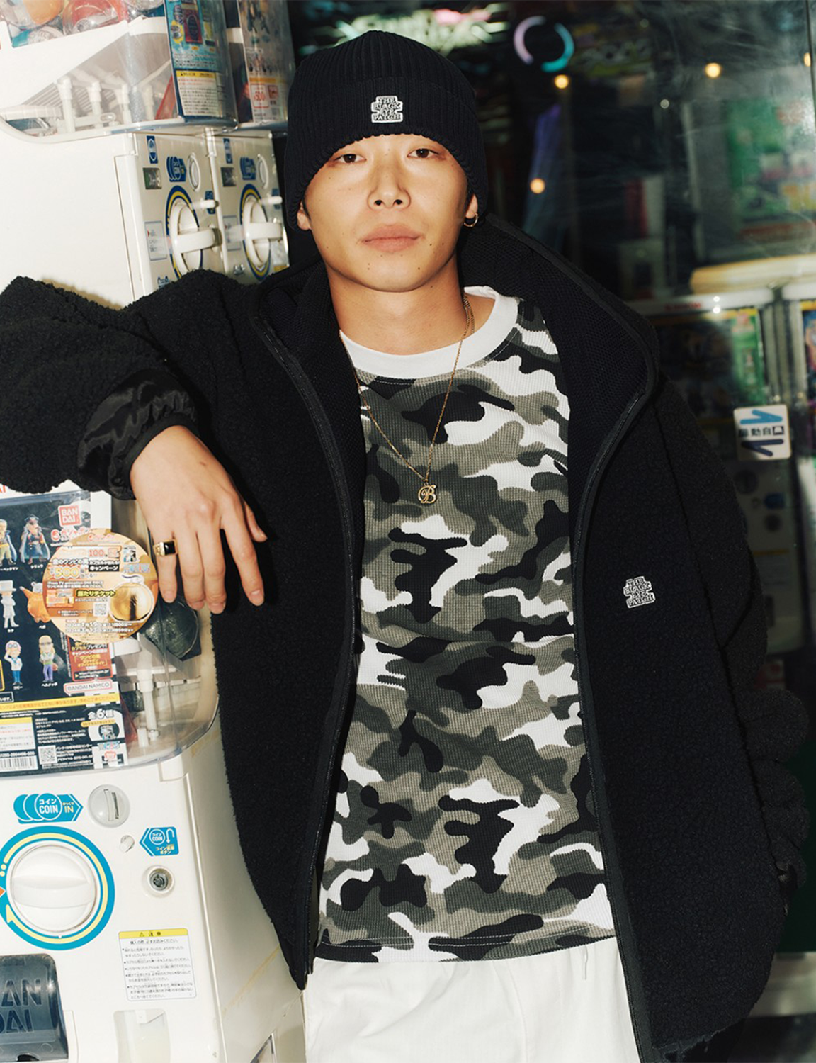 OG LABEL BOAR FLEECE JACKET