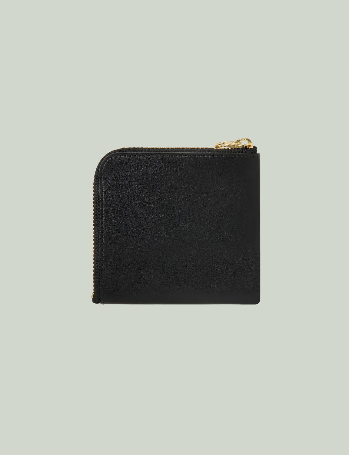 OE LOGO LEATHER ZIP WALLET