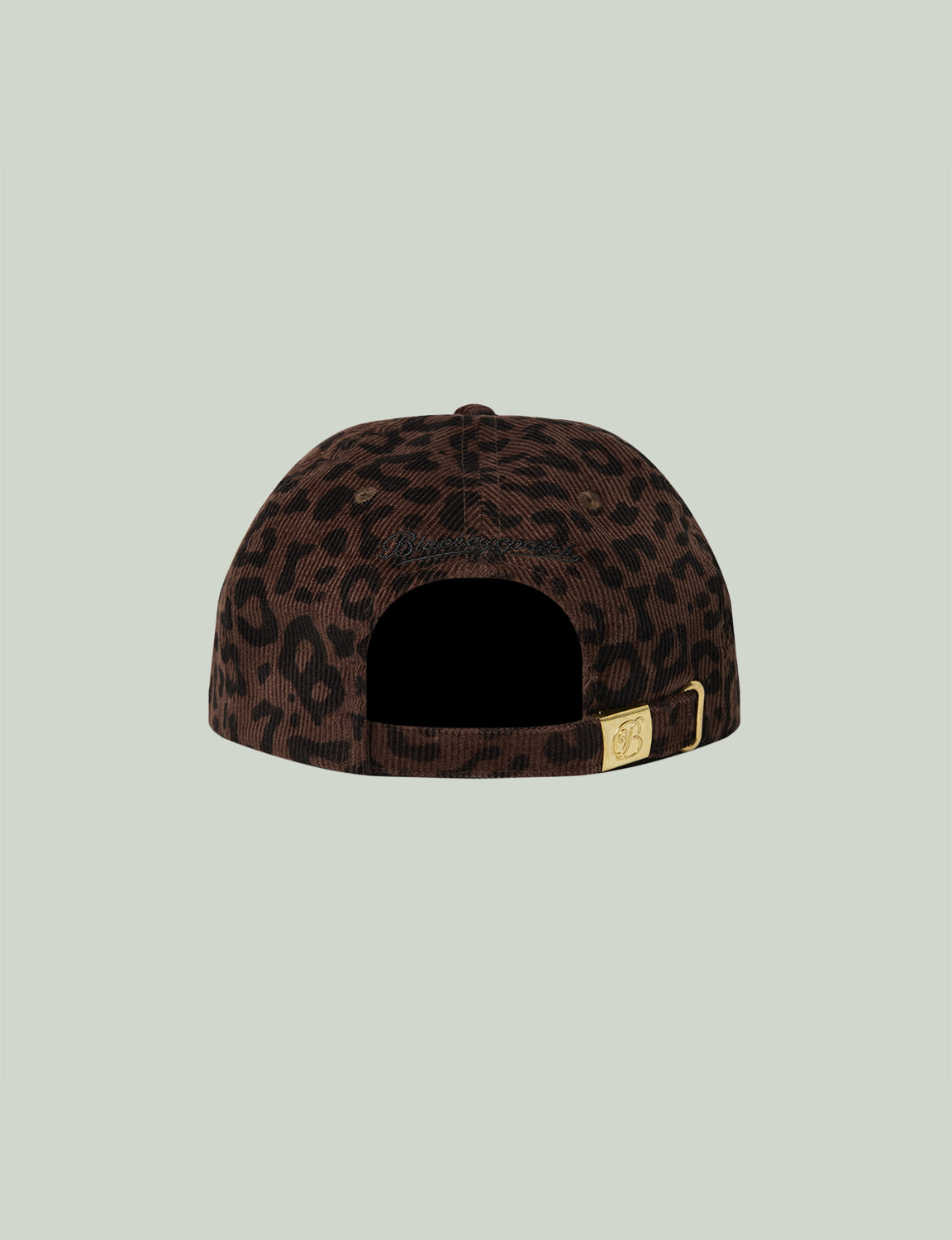 LEOPARD PATTERNED OG LABEL CORDUROY CAP