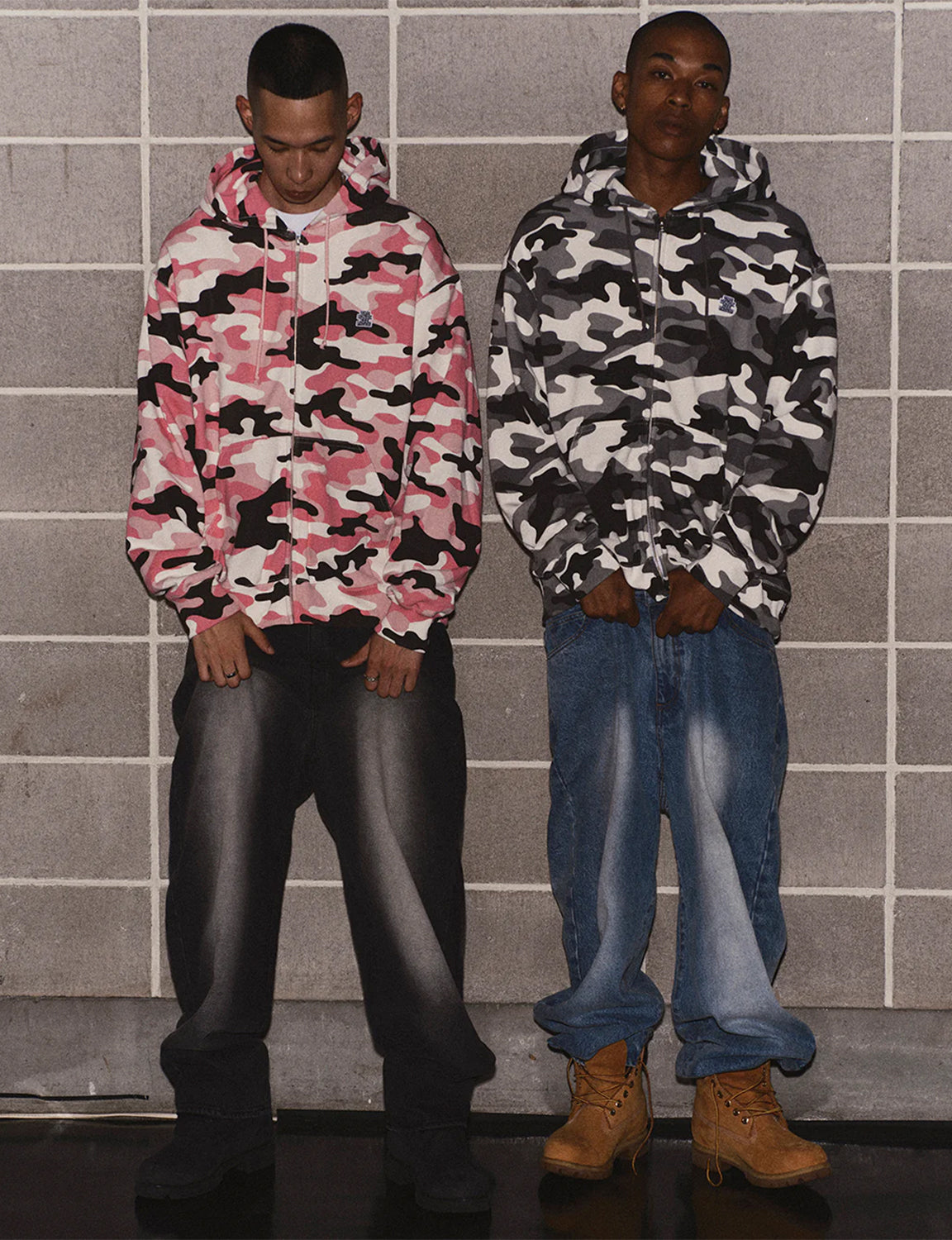 SMALL OG CAMO ZIP HOODIE