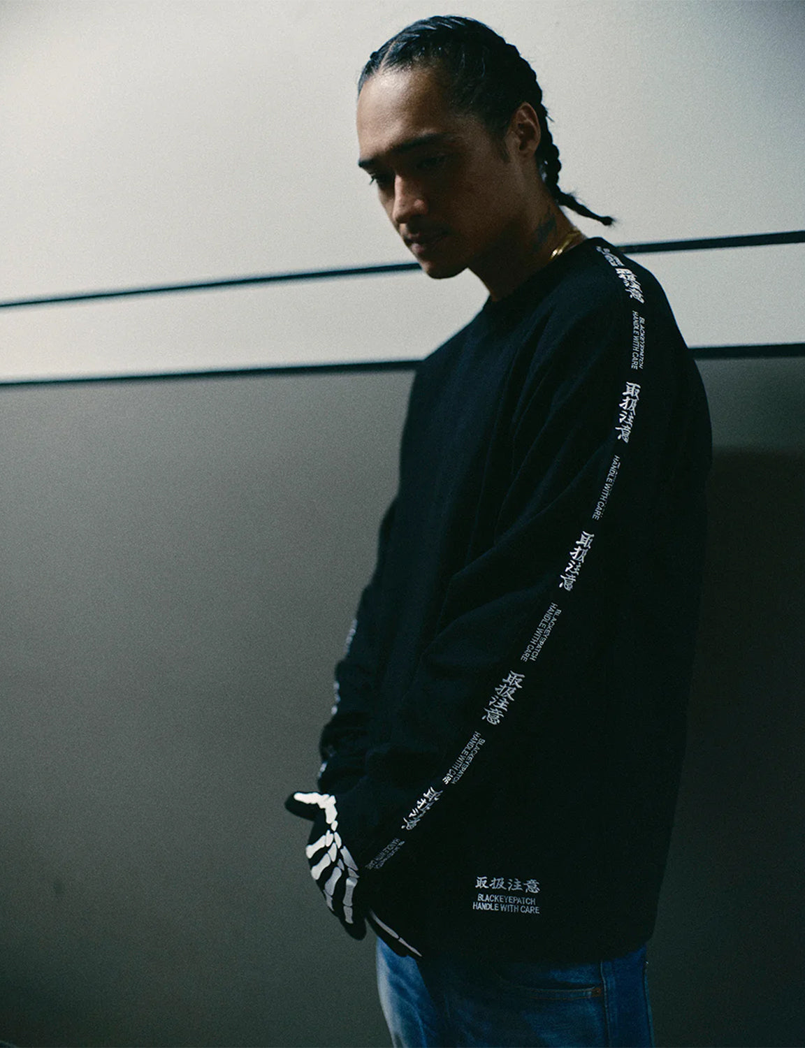 KANJI TAPED L/S TEE