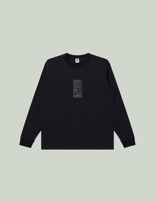 HWC SAME COLOR EMBROIDERED L/S TEE