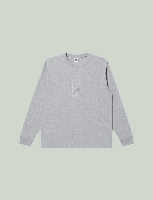 HWC SAME COLOR EMBROIDERED L/S TEE