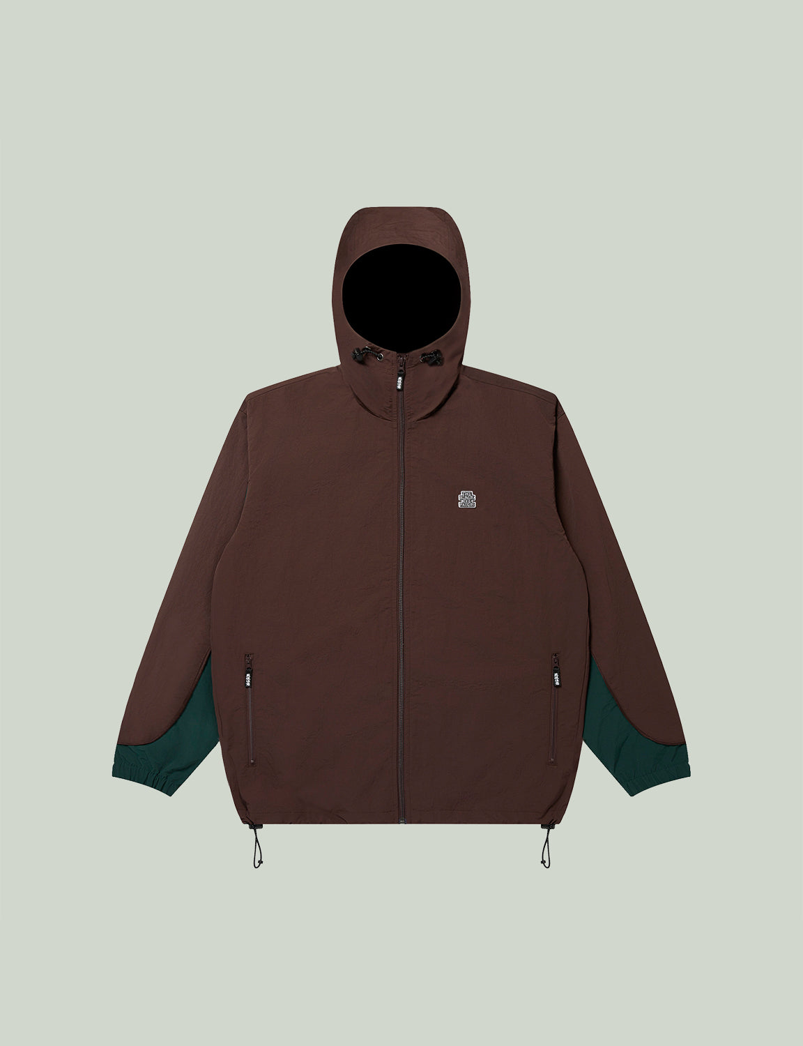 SMALL OG LABEL NYLON TRACK JACKET