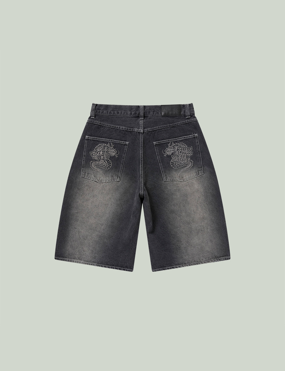 OG DRAGON BAGGY DENIM SHORTS