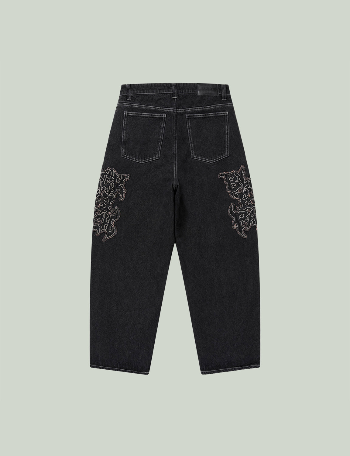 METAL LOGO EXTRA BAGGY JEANS