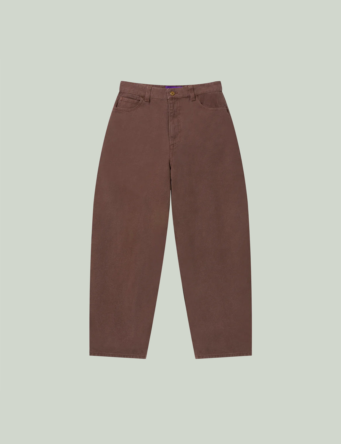 DRAGONS EMBROIDERED WASHED BAGGY PANTS